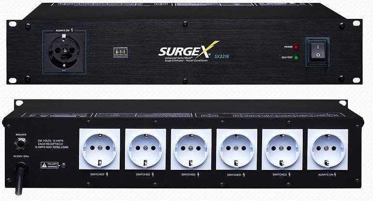 Продам      Сетевой фильтр кондиционер    SURGEX  SX2216