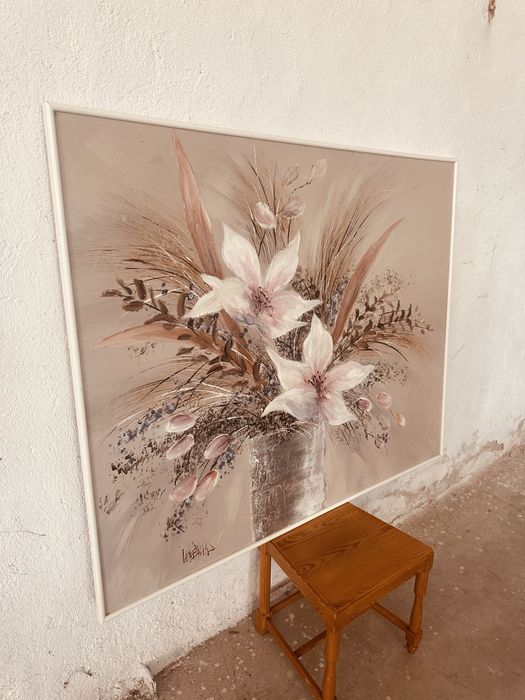 Голяма авторска картина – ръчно рисувана, 145 × 125 см