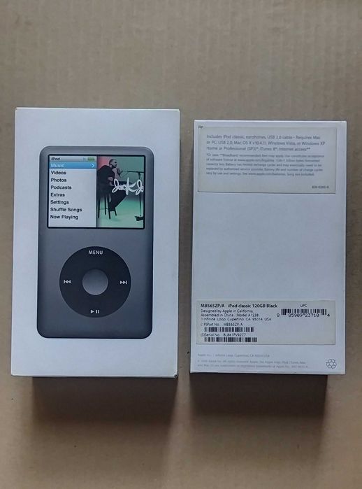пустая КОРОБКА от Apple iPod Classic 6th Gen 120GB like NEW!