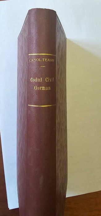 Codul Civil German 1914 – Casolteanu – EX LIBRIS Nicolae T Popescu Cavaler Ordin Mihai Viteazu, prefect Ilfov 1931-1933, secretar general PNT Buc 1932