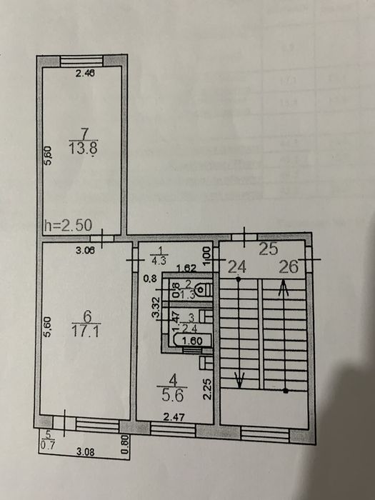 Продам 2-х комнат квартиру г Жезказган Абая 97-дом 4-этаж - View 2