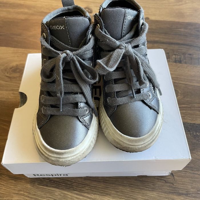 Sneakers Geox argintii marimea 28