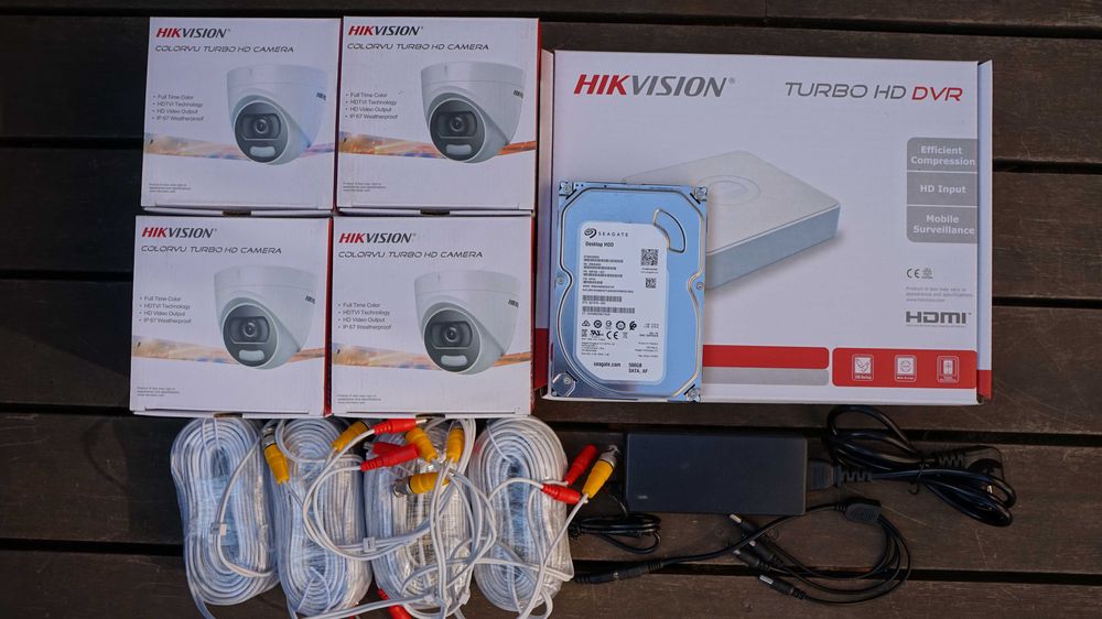 Sistem de Supraveghere Video Hikvision ColorVu rezolutie 2Mp FullHD