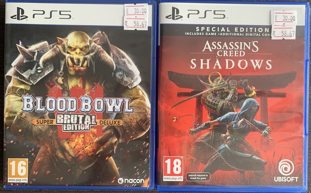 PS5, Playstation 5 игри Blood bowl 3, Shadows - 30€