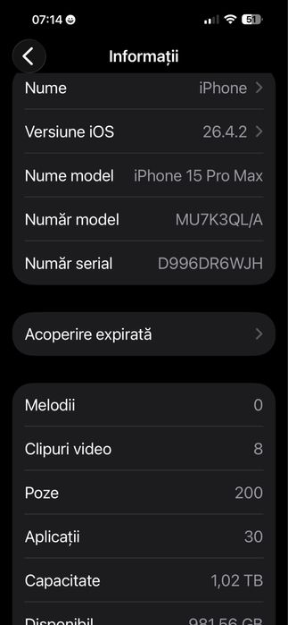 Iphone 15 pro max 1 tb