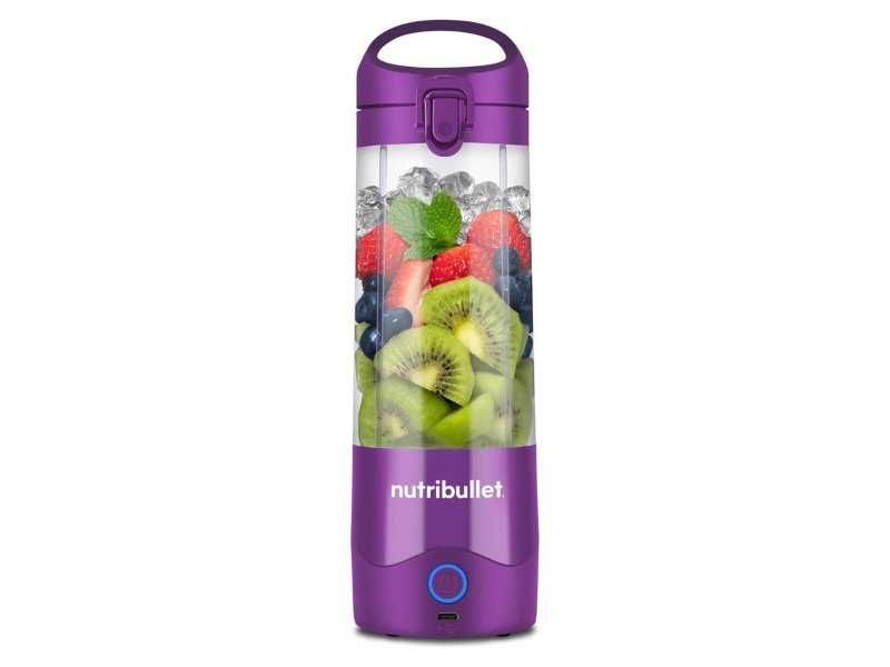 Преносим Блендер за Смутита и Напитки NutriBullet NBP003PU 475 мл, Лилав