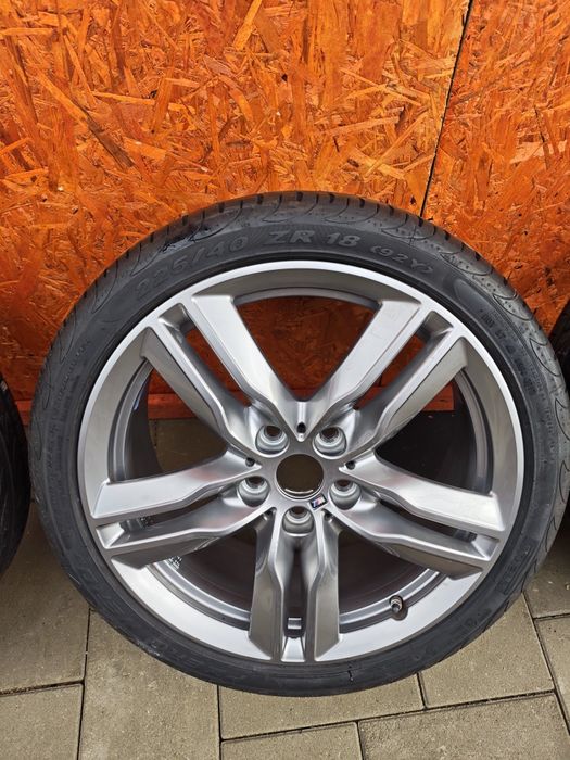 Roti Complete Originale BMW 18" 5x112 IMPECABILE + Pirelli P-Zero GT 225/40 R18