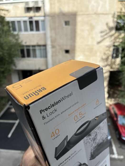 Aparat de tuns barba BRAUN Seria 5 BT5520, acumulator, 120 min autonomie, negru