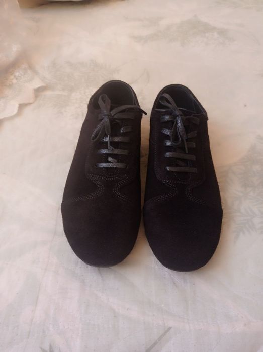 Замшевые туфли  сделаны на заказ