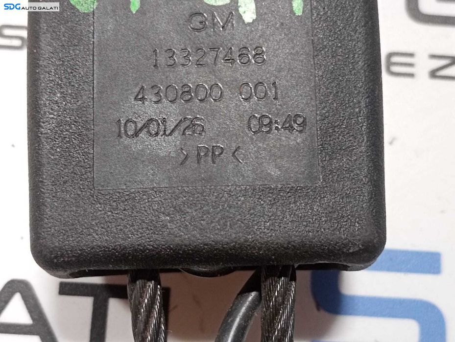 Pretensionare Capsa Centura Siguranta Scaun Stanga Fata Sofer Opel Insignia A 2008 - 2017 Cod 13327468 [M5433]