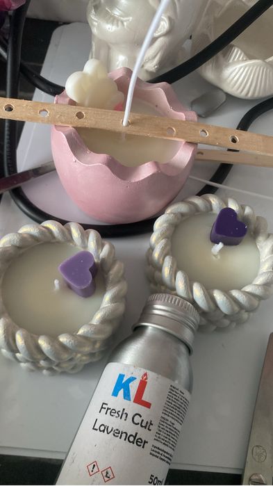 Marturii nuntă/botez din ceara de soia naturala