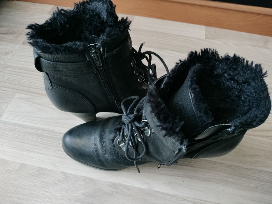 Botine dama din piele naturală mărime 39