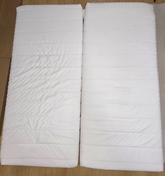 Pat etajat cu sertare si saltele - Ikea