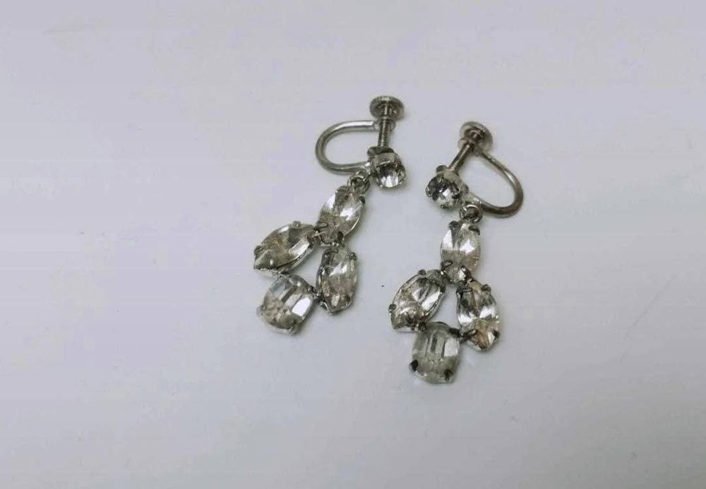 Vechi cercei placati cu argint