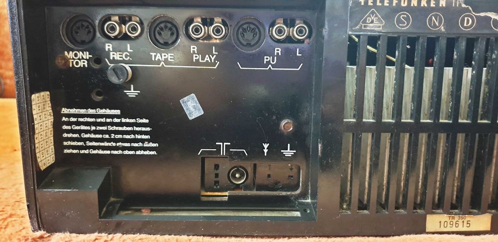 Telefunken TR-350 amplituner vintage 2X50W pe 4 Ohm