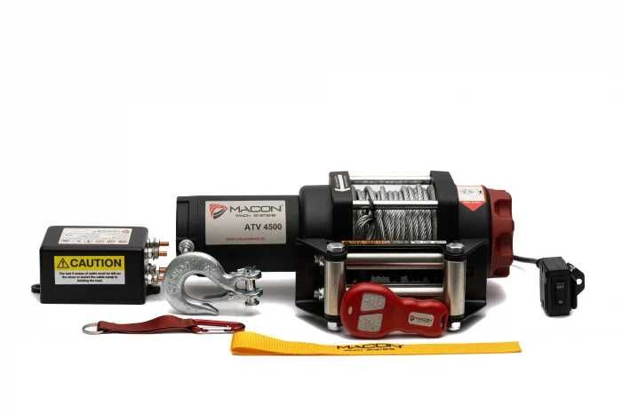 Macon Troliu ATV 4500lbs (2041kg) cablu sintetic