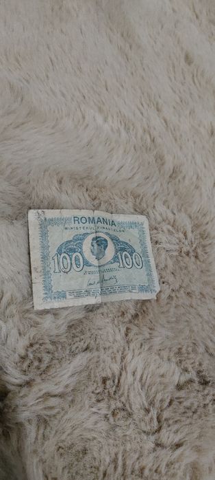 Bancnotă 100 lei veche 1945 regele Mihai