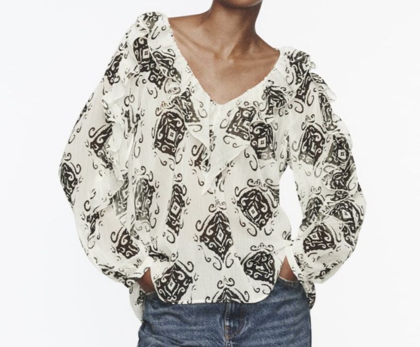 Bluze vaporoase Zara mărime M, L nou