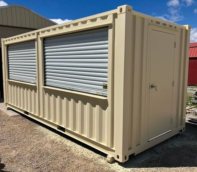 Контейнер модульный домик офис и металлоконструкции  сэндвич  панелей