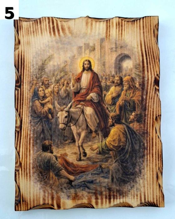 висококачествени цветни  икони печатани върху дърво