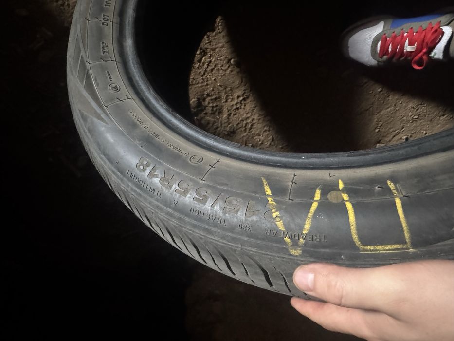 Шины летней 225/55/18