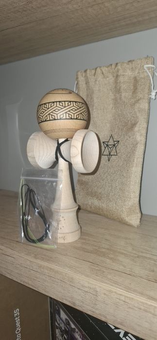 Kendama Israel Takuya Champ Mod - Beech, RHINO CLEAR