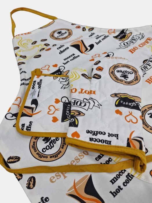 Кухонный Набор (3в1) Фартук, Прихватка, Руковица