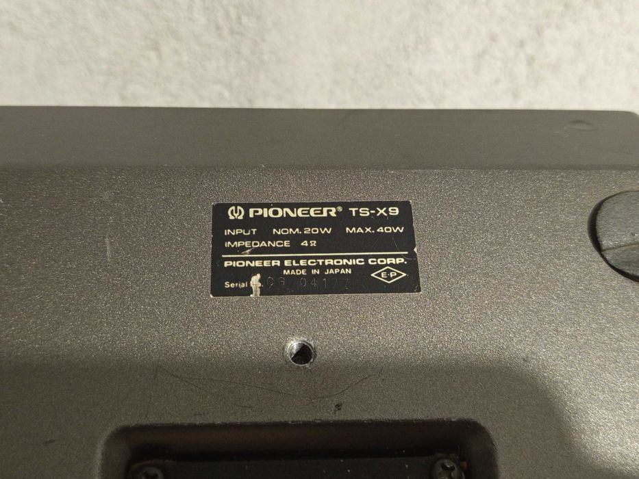 Vintage тонколони за кола Pioneer TS-X9