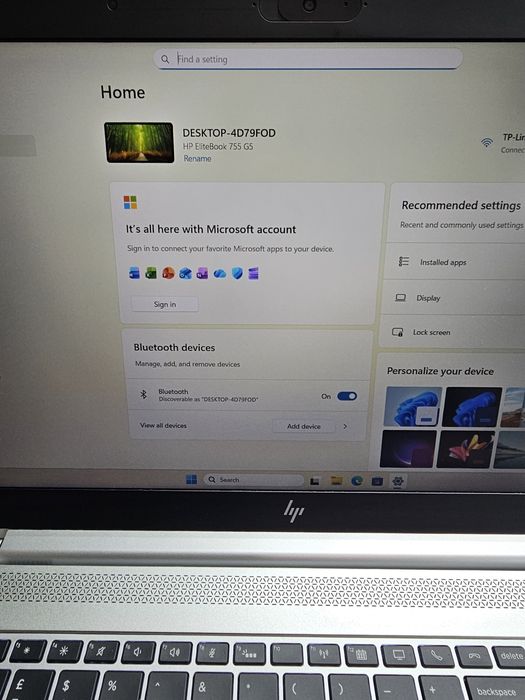 Лаптоп  HP EliteBook 755 G5