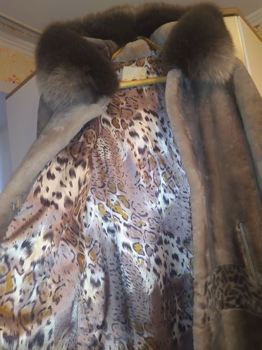 Шуба мутоновая облегченная