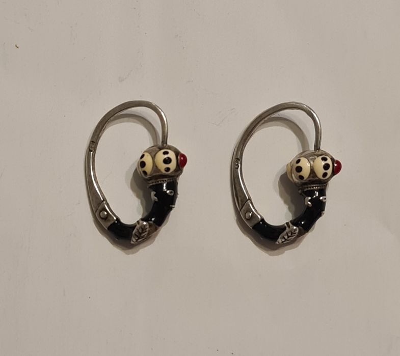 Обеци сребърни 925 Moretti Fiumani Adriatico