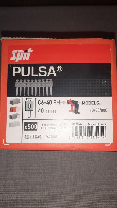 Пирони с газ за  Spit