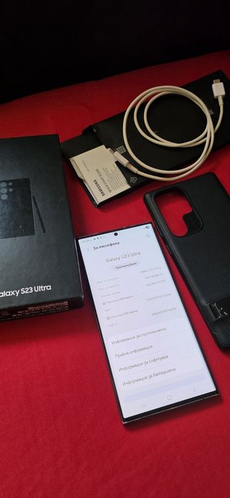 Samsung Galaxy S23 Ultra 256GB 8GB RAM Black ПЪЛЕН КОМПЛЕКТ!