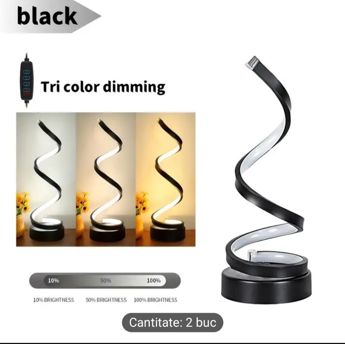 Veioza dormitor lumina calda sau rece