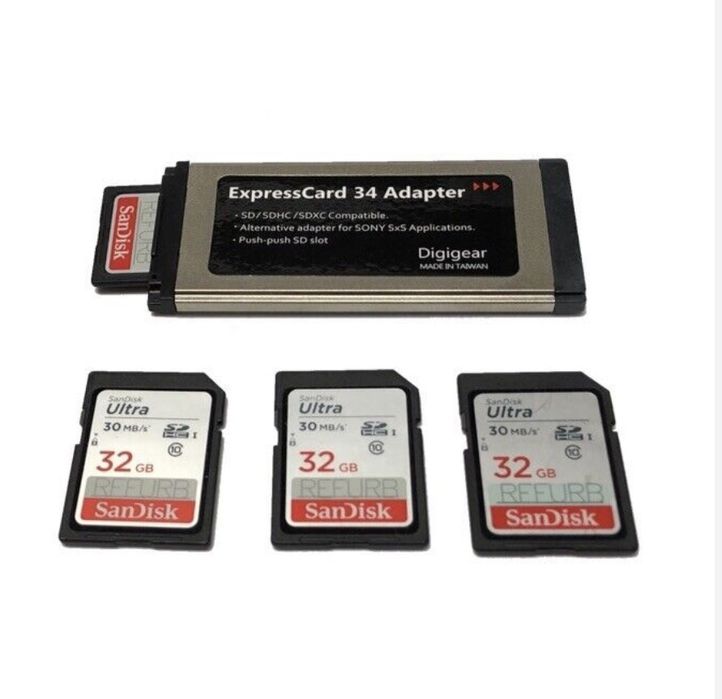 Адаптер E-Films MxR Expresscard с картой памяти