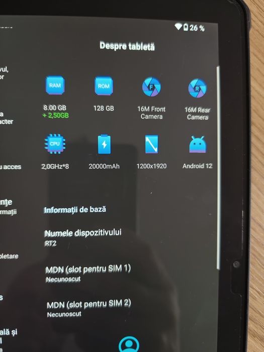 Tableta Oukitel nouă