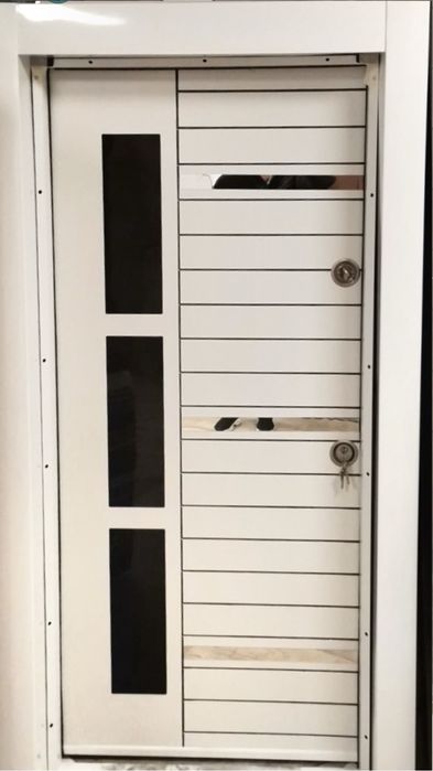 Врата входна за външни условия Snow white