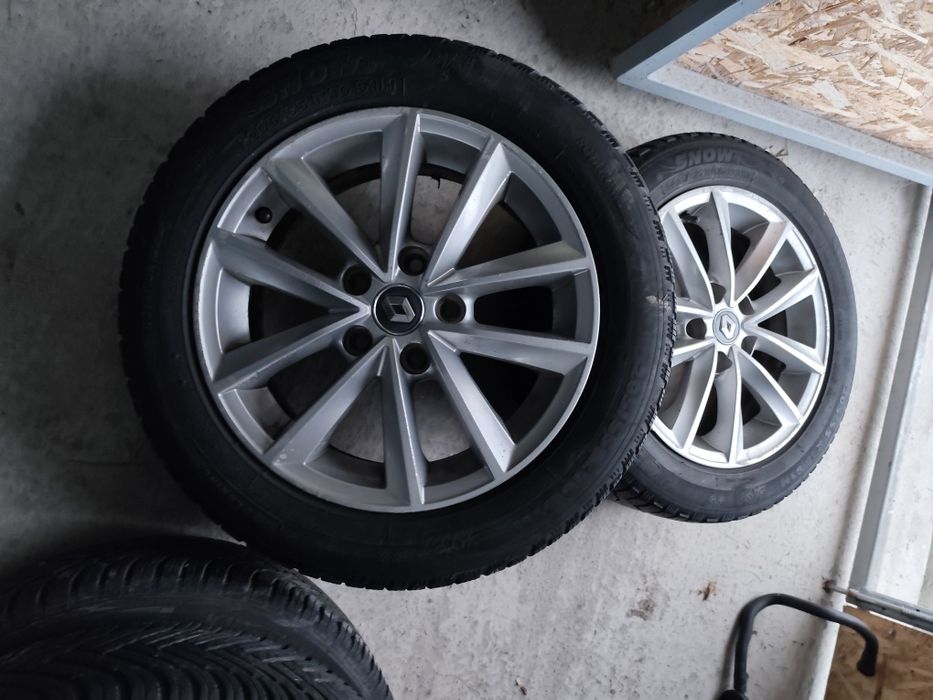 Jante Megane 4 aliaj 16 anvelope iarna