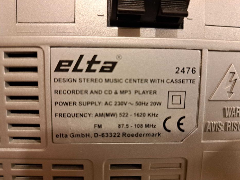 Minisistem audio Elta , mp3, telecomanda