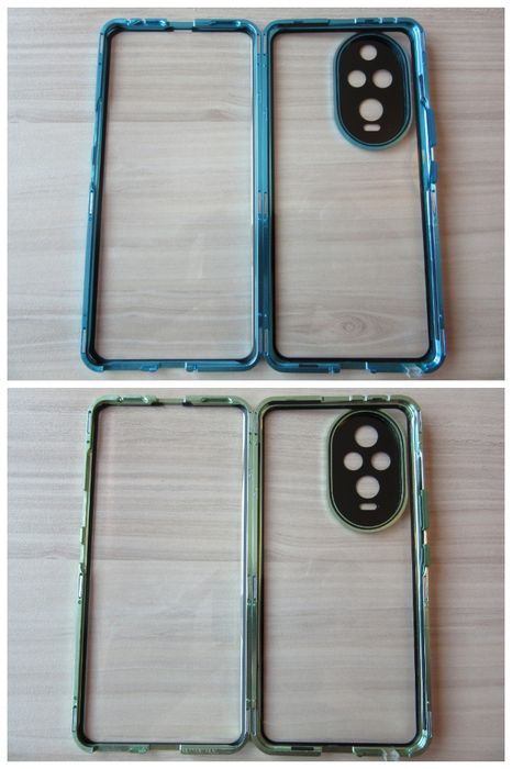 Honor 200 / 200 Pro / Двоен 360 градуса магнитен кейс камера протектор