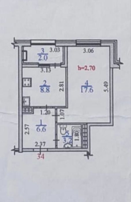 Продам 1 комн. квартиру жк Ojet