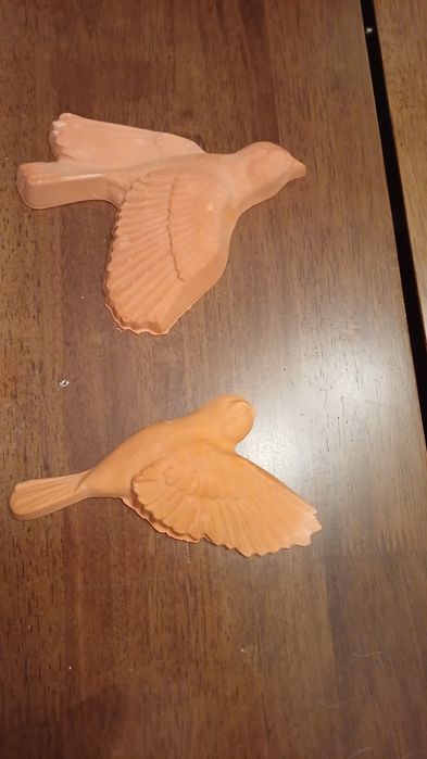 Декор из гипса птицы