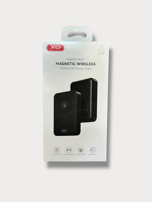 XO Power Bank 10000 mAh 20W, MagSafe + стойка