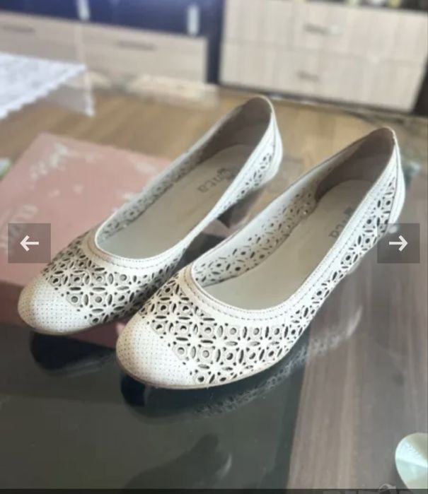 Удобни дамски обувки Benta, естествена кожа, 39 номер