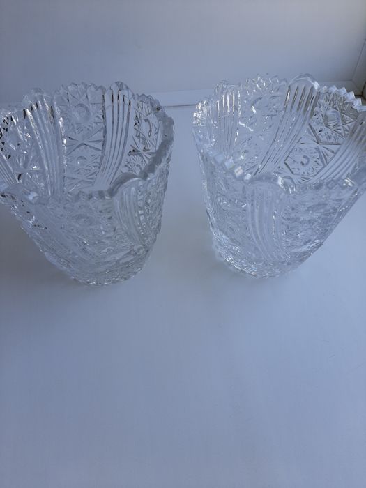 Хрустальные чешские вазы