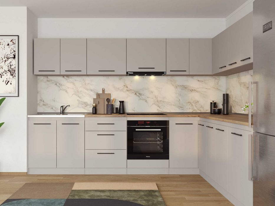 Set Mobila Bucatarie Colt Linea 300*240 Casmir C22 - Transport Gratuit