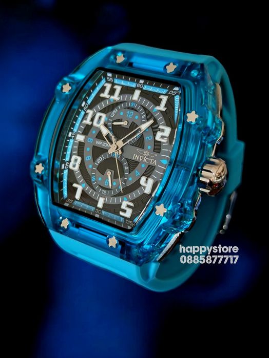 INVICTA Cyclone Blue 49 mm, Инвикта нов ръчен часовник
