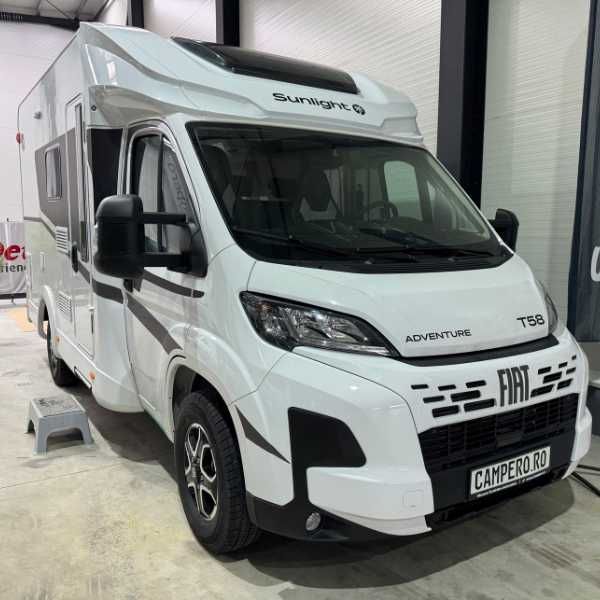 Autorulota Sunlight T58 Adventure 2026 cutie automata 5,96 m 4 locuri
