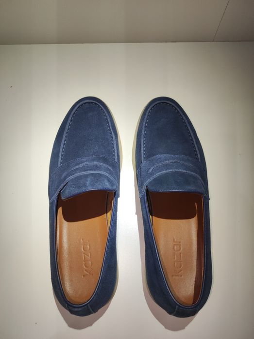 Mocasini albaștri navy Kazar marimea 43
