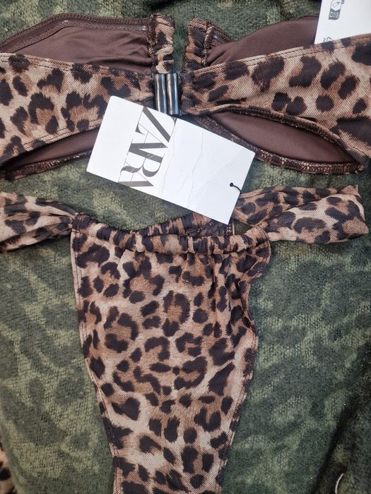 Дамски бански Zara леопард